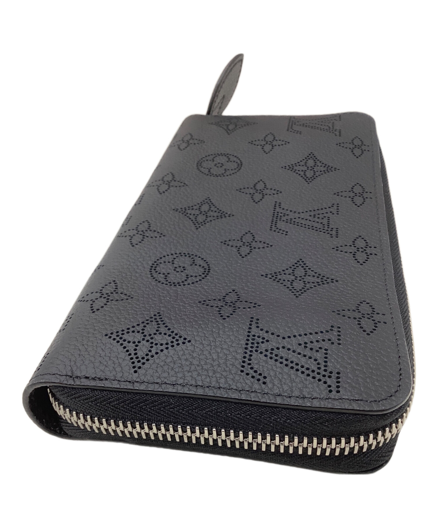 Louis Vuitton 並行品中古品レザー ブラック 長財布 中古・古着通販】LOUIS VUITTON (ルイ ヴィトン) 長財布