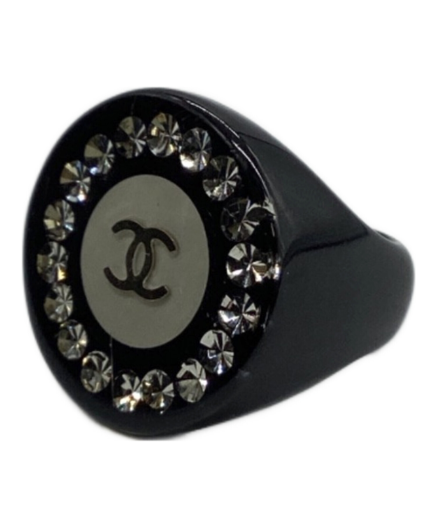 中古・古着通販】CHANEL (シャネル) リング ブラック サイズ:13号