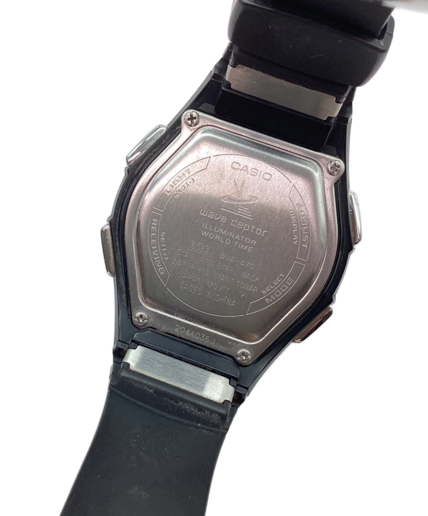 中古・古着通販】CASIO (カシオ) 腕時計 ブラック｜ブランド・古着通販