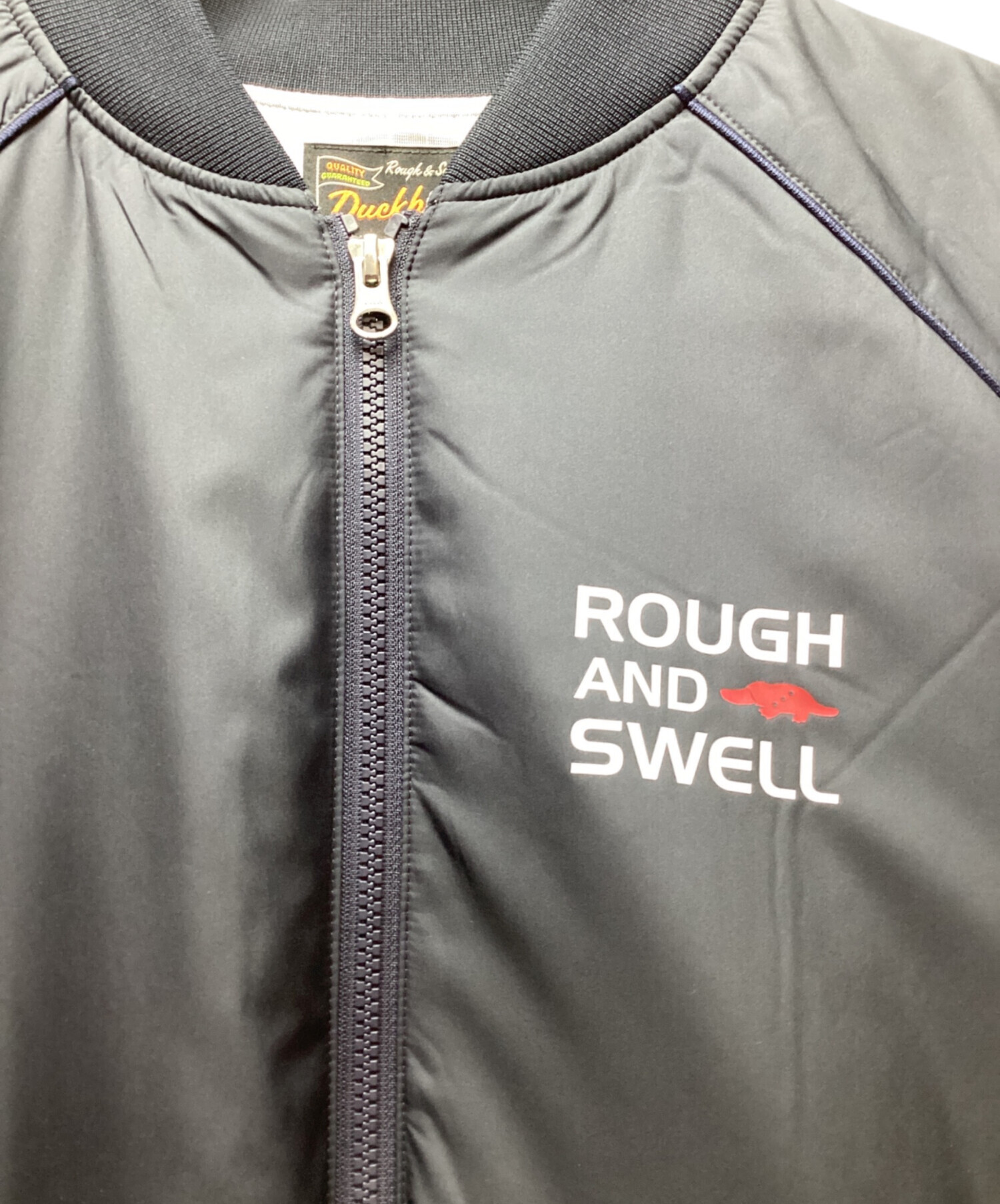 中古・古着通販】ROUGH&SWELL (ラフアンドスウェル) ブルゾン ネイビー