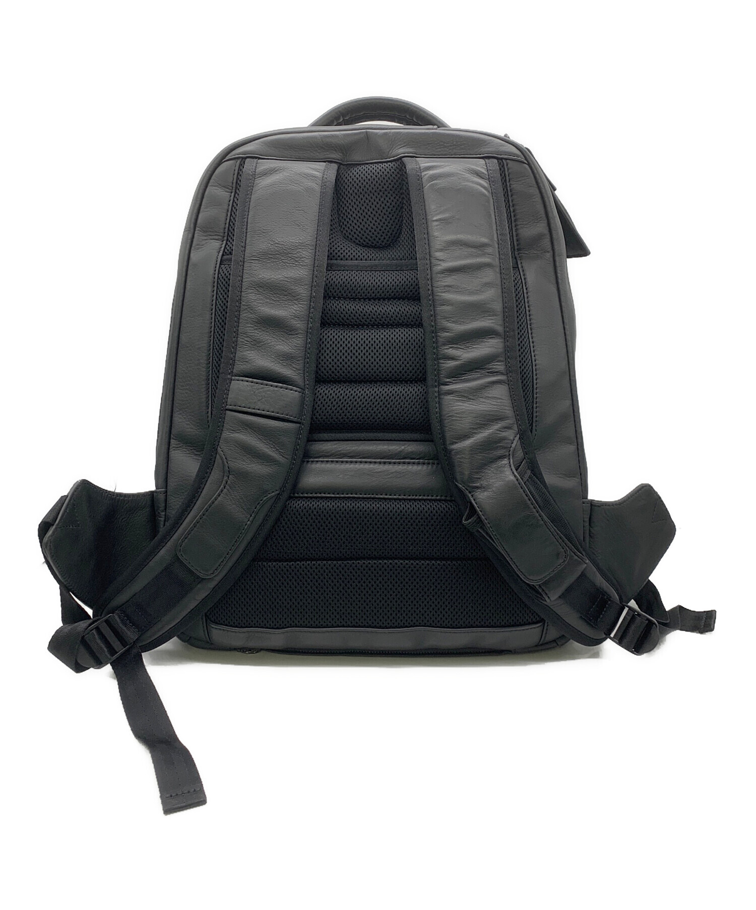 【美品】dunhill　ダンヒル　レザー　リュック　本革　ブラック 中古・古着通販】dunhill (ダンヒル) オールレザーリュック ブラック