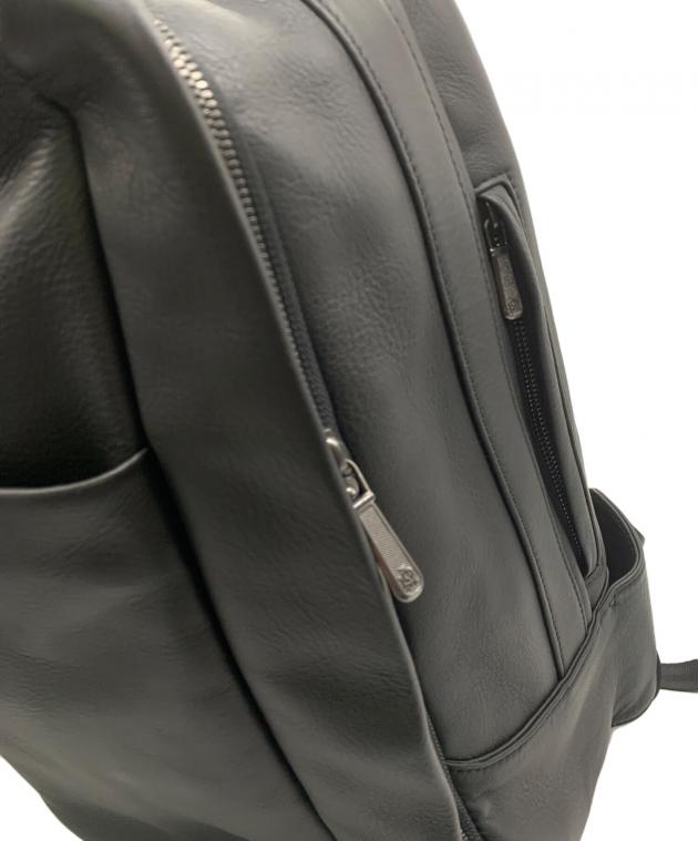 中古・古着通販】dunhill (ダンヒル) オールレザーリュック ブラック