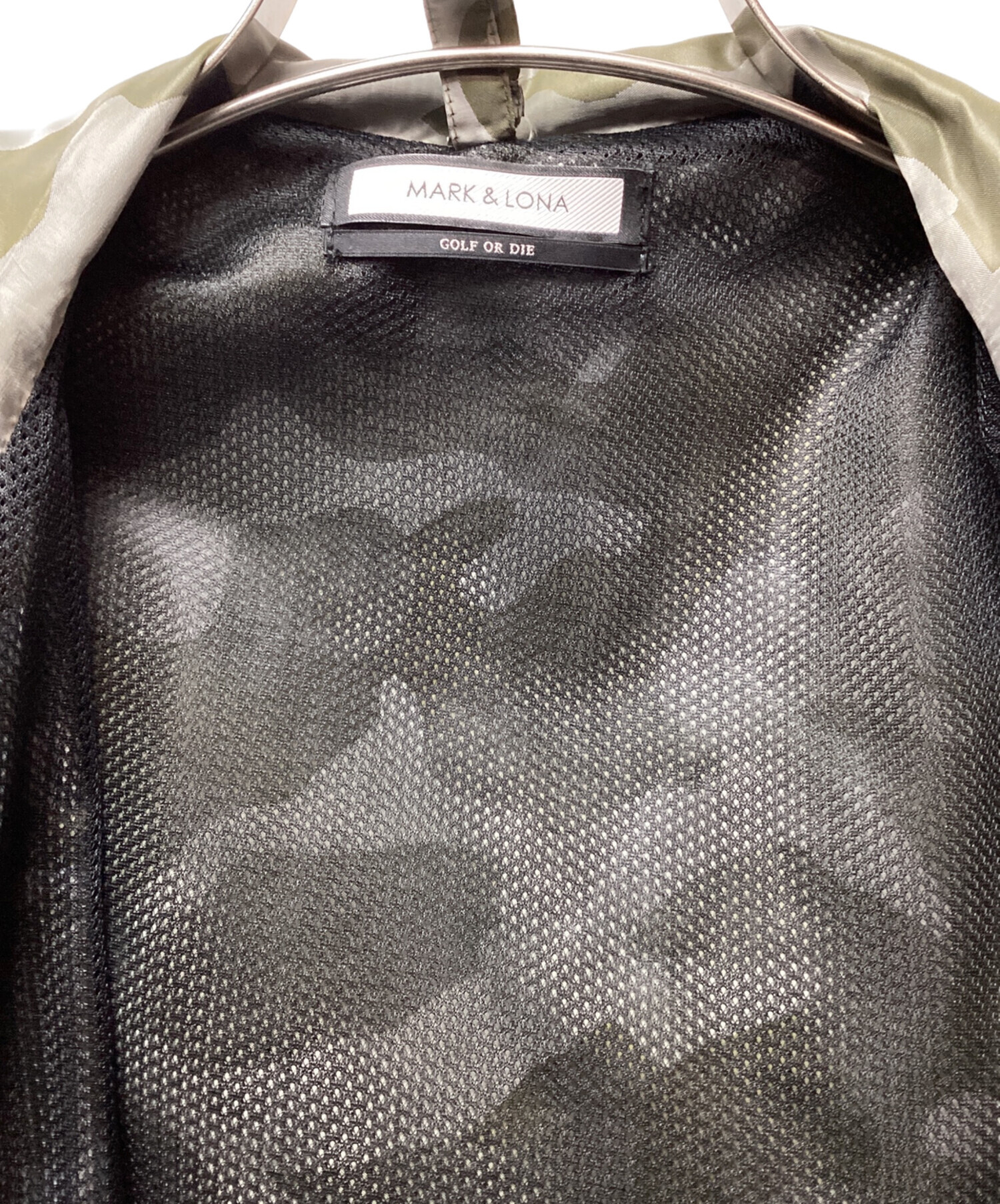 MARK & LONA グレー シャカシャカジャケット 中古・古着通販