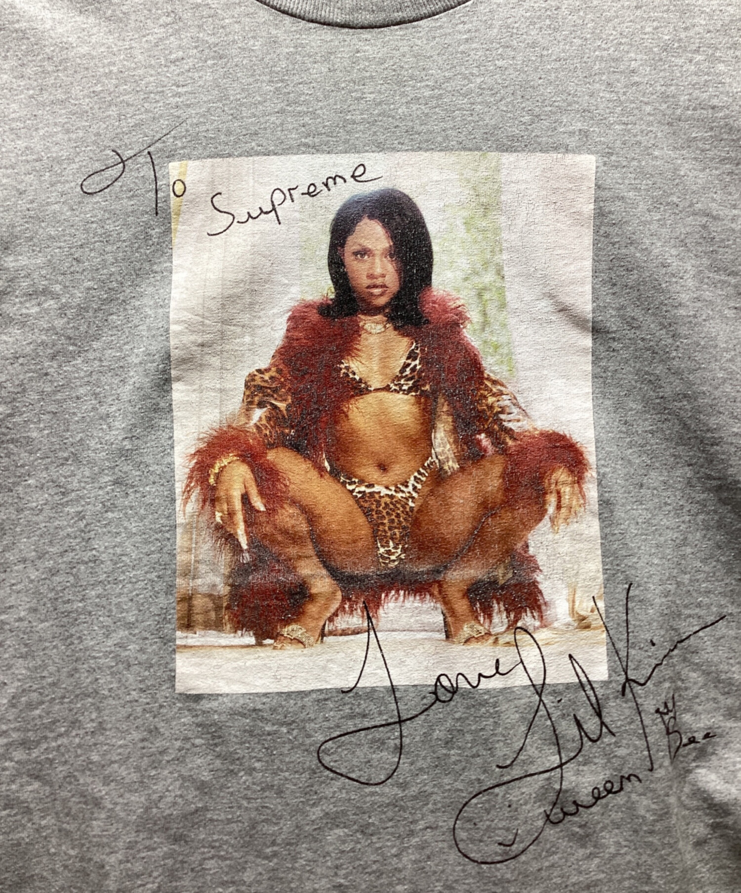 中古・古着通販】SUPREME (シュプリーム) プリントTシャツ グレー