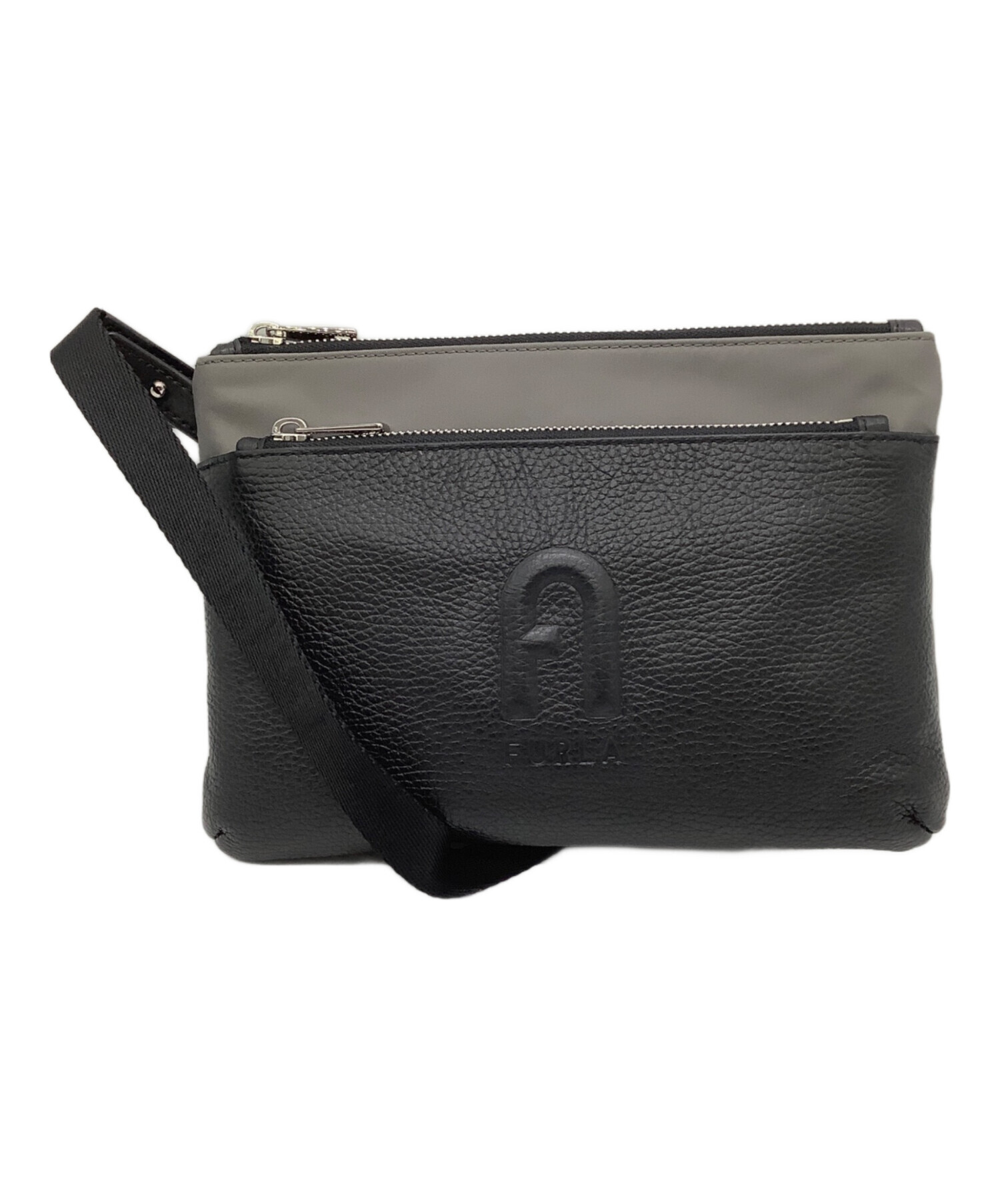 中古・古着通販】FURLA (フルラ) ショルダーバッグ ブラック｜ブランド