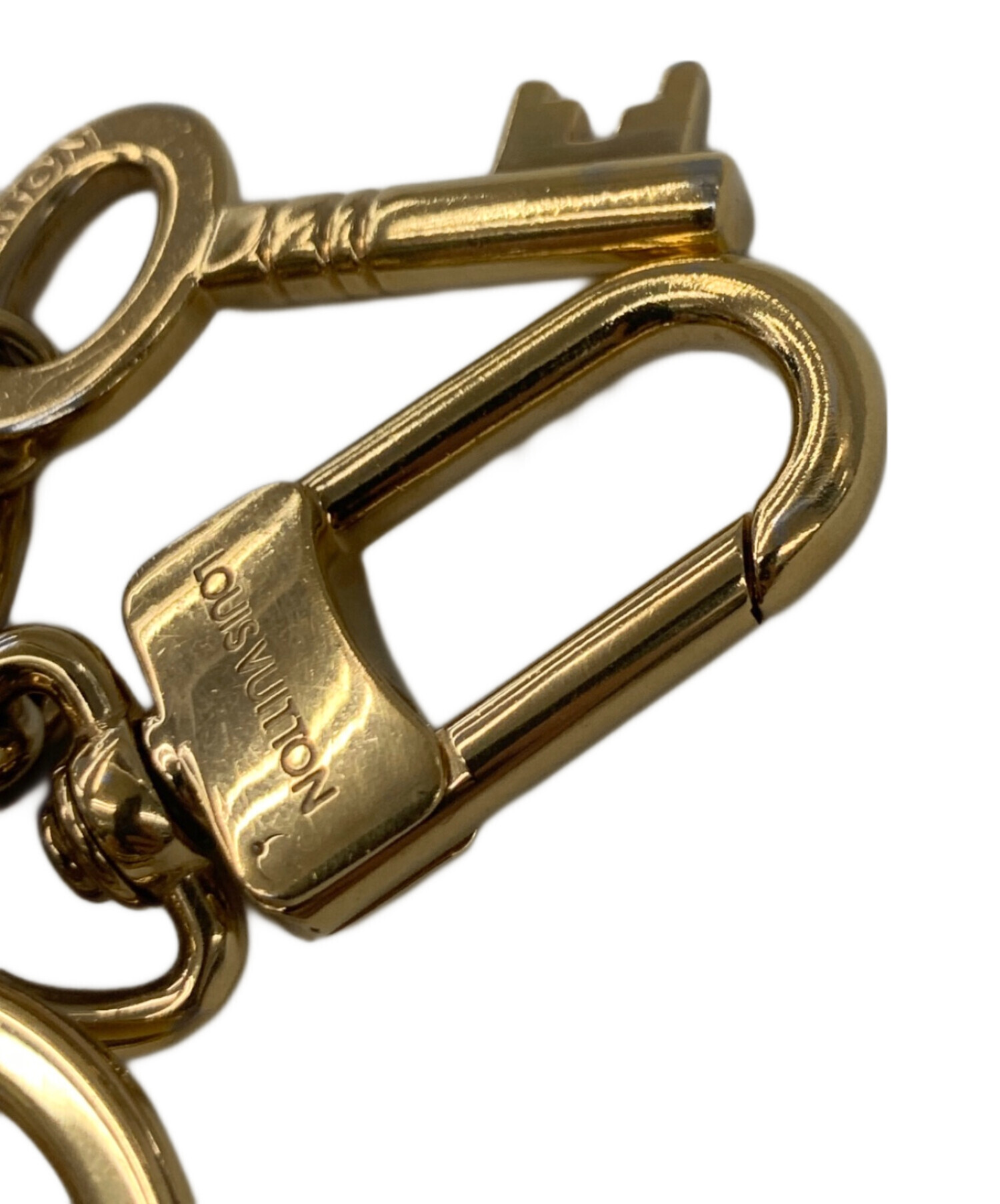 ルイヴィトン ゴールドチャーム 中古・古着通販】LOUIS VUITTON (ルイ ヴィトン) バッグチャーム