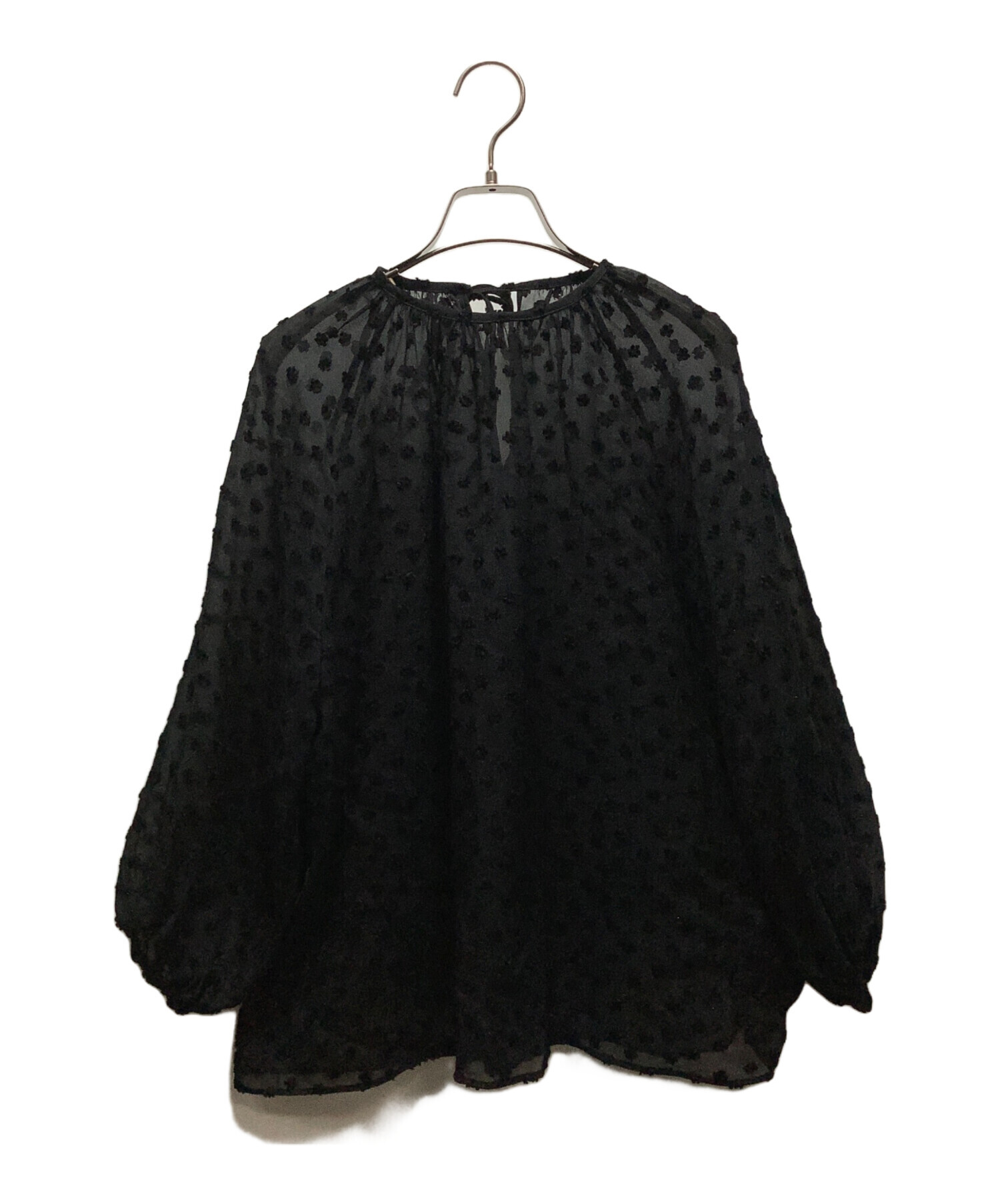 中古・古着通販】BALLSEY (ボールジィ) 長袖ブラウス ブラック サイズ 