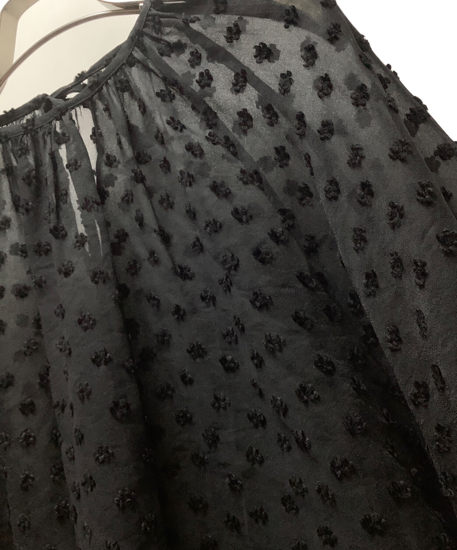 中古・古着通販】BALLSEY (ボールジィ) 長袖ブラウス ブラック サイズ