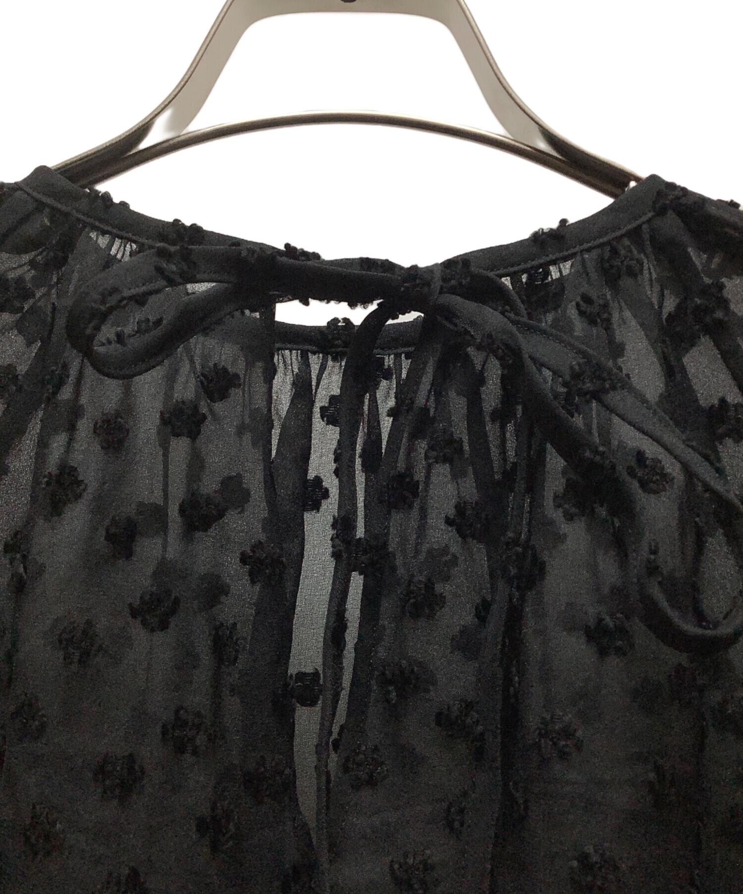 中古・古着通販】BALLSEY (ボールジィ) 長袖ブラウス ブラック サイズ 
