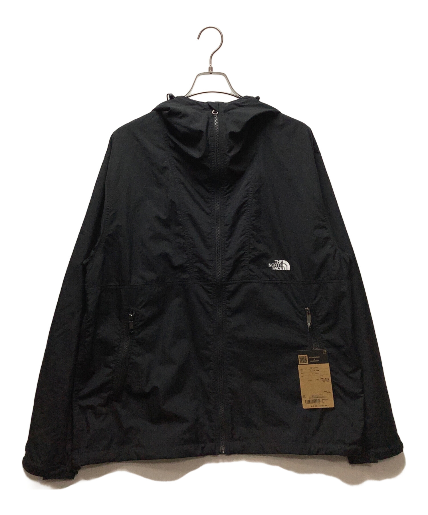 【XL相当】THE NORTH FACE ブラック ナイロンジャケット 〈古着〉 中古・古着通販】THE NORTH FACE (ザ ノース フェイス) ナイロン