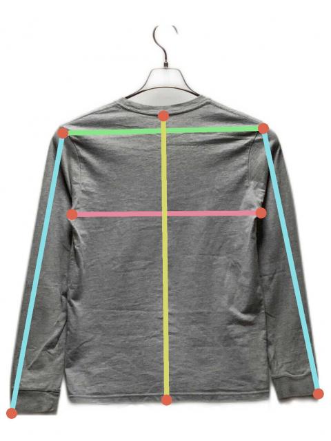 中古・古着通販】stussy (ステューシー) 長袖カットソー グレー サイズ