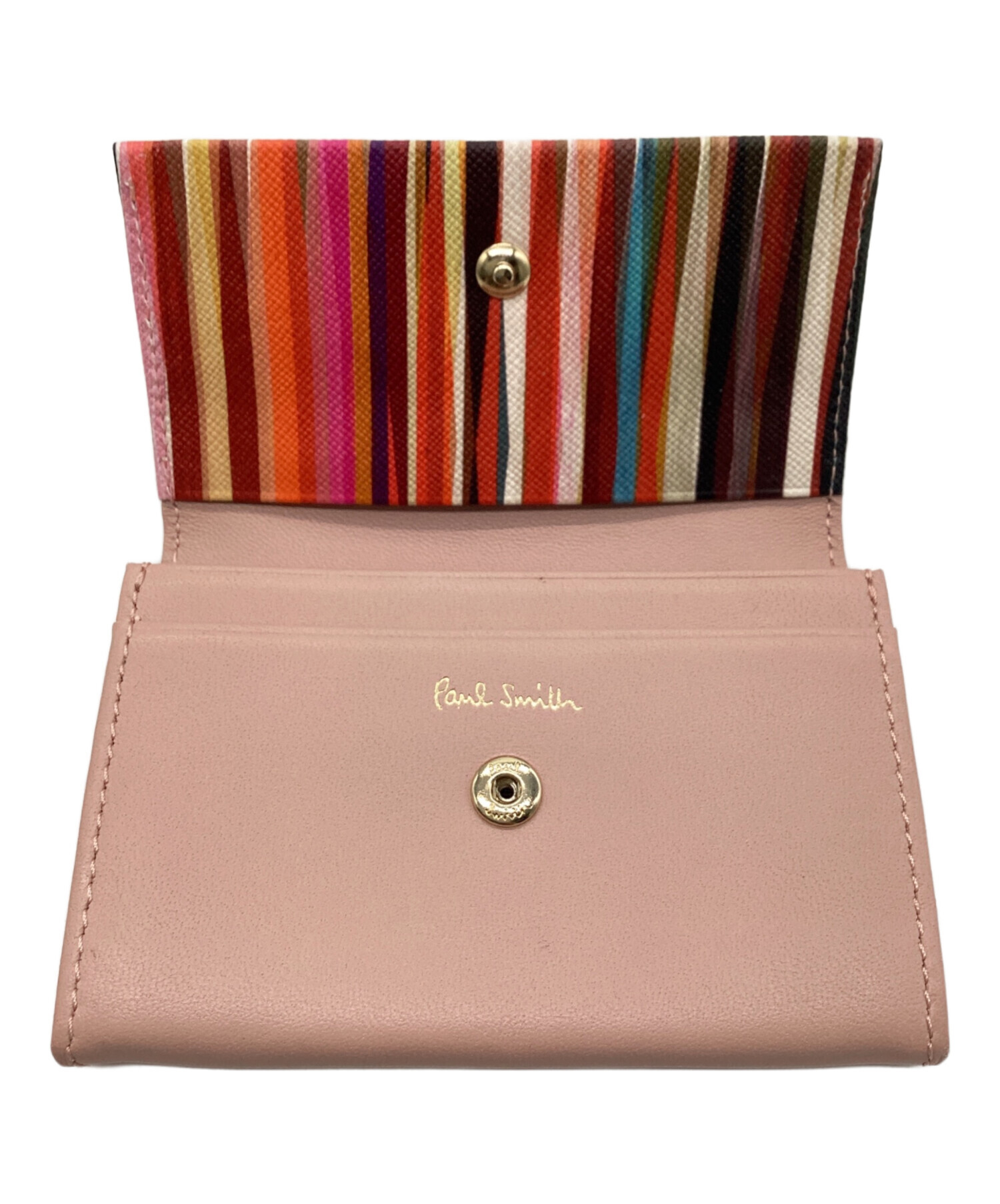 中古・古着通販】PAUL SMITH (ポールスミス) 名刺入れ ピンク