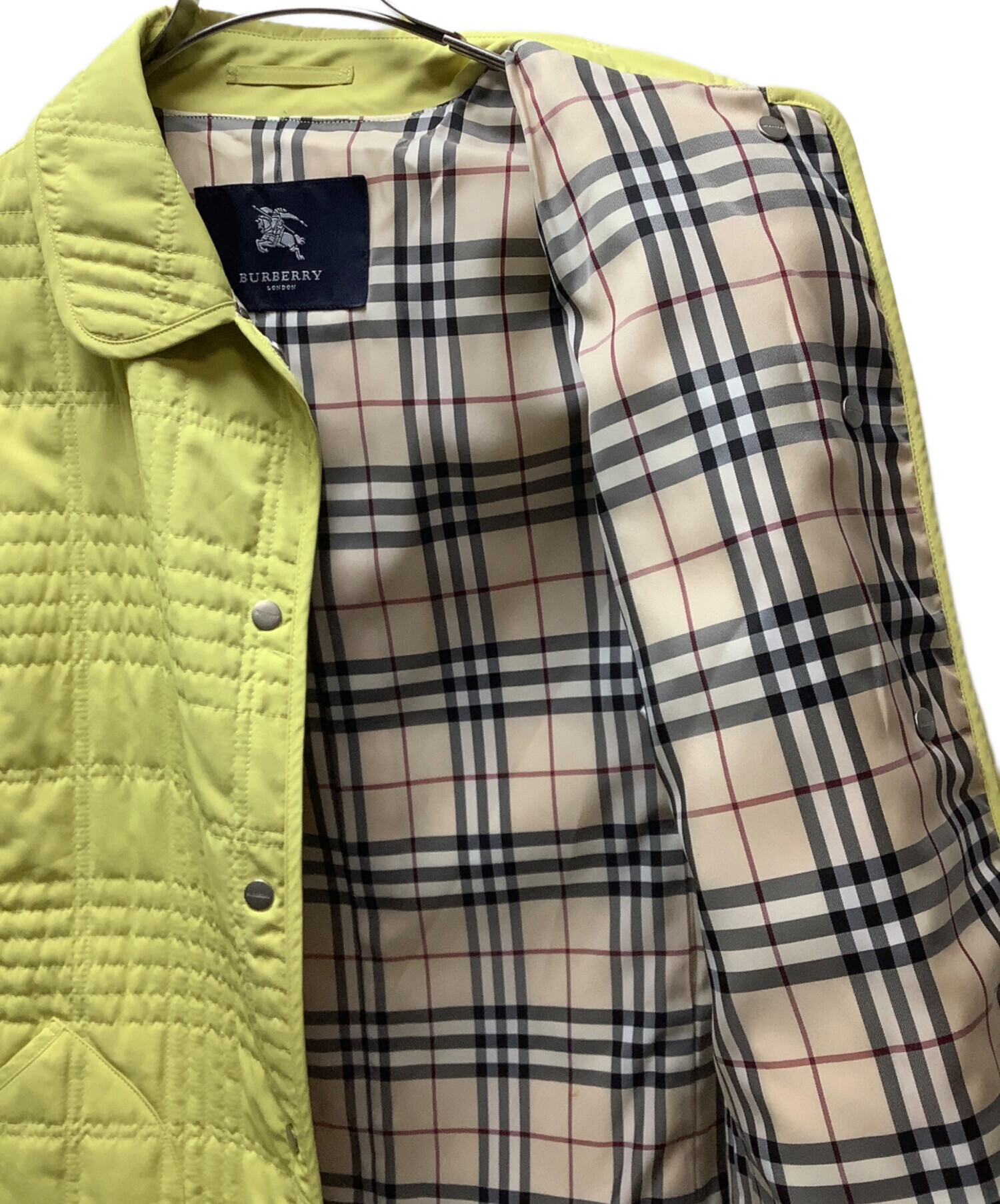 中古・古着通販】BURBERRY (バーバリー) ジャケット イエロー サイズ