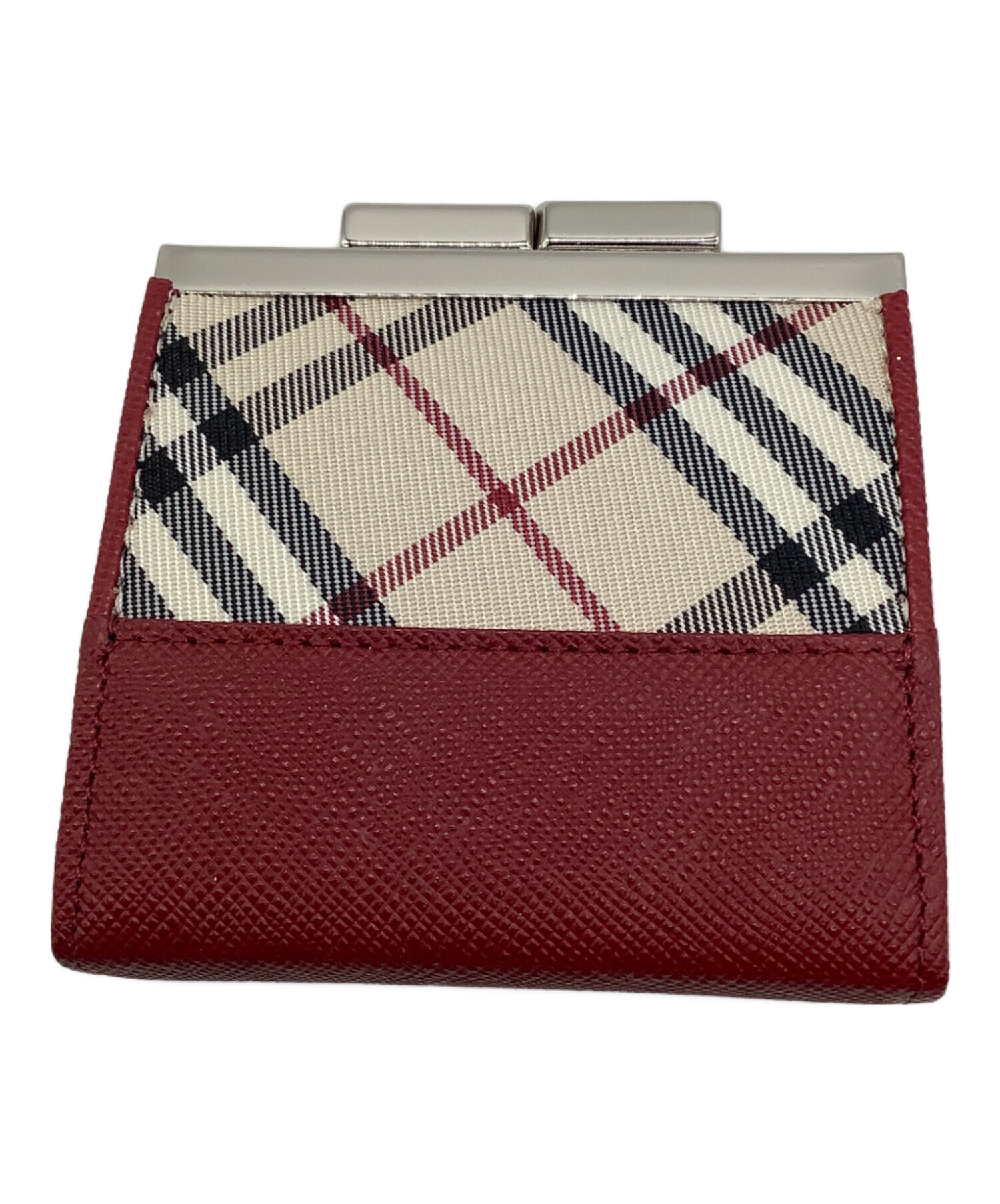 中古・古着通販】BURBERRY (バーバリー) がま口コインケース レッド
