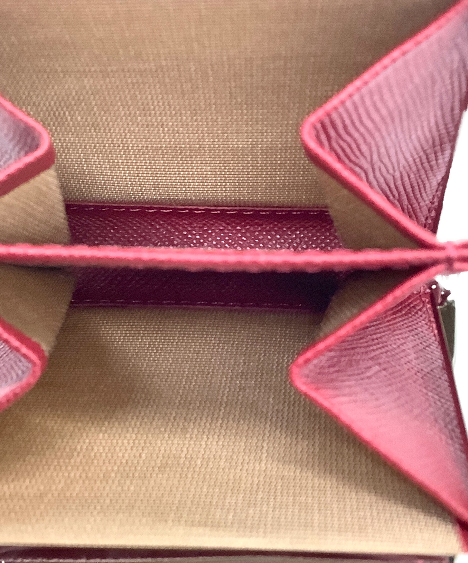 中古・古着通販】BURBERRY (バーバリー) がま口コインケース レッド