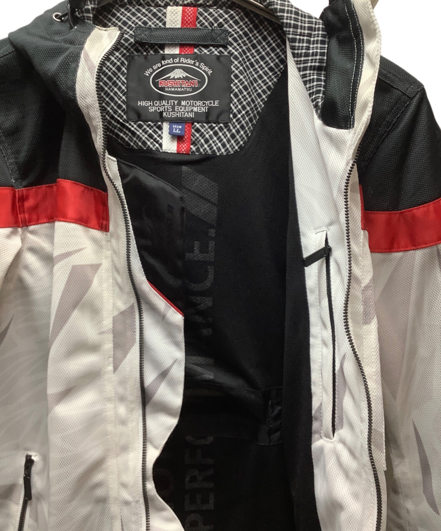 【新品未使用】KUSHITANI フーディー白 LLサイズ 中古・古着通販】KUSHITANI (クシタニ) メッシュパーカー ホワイト