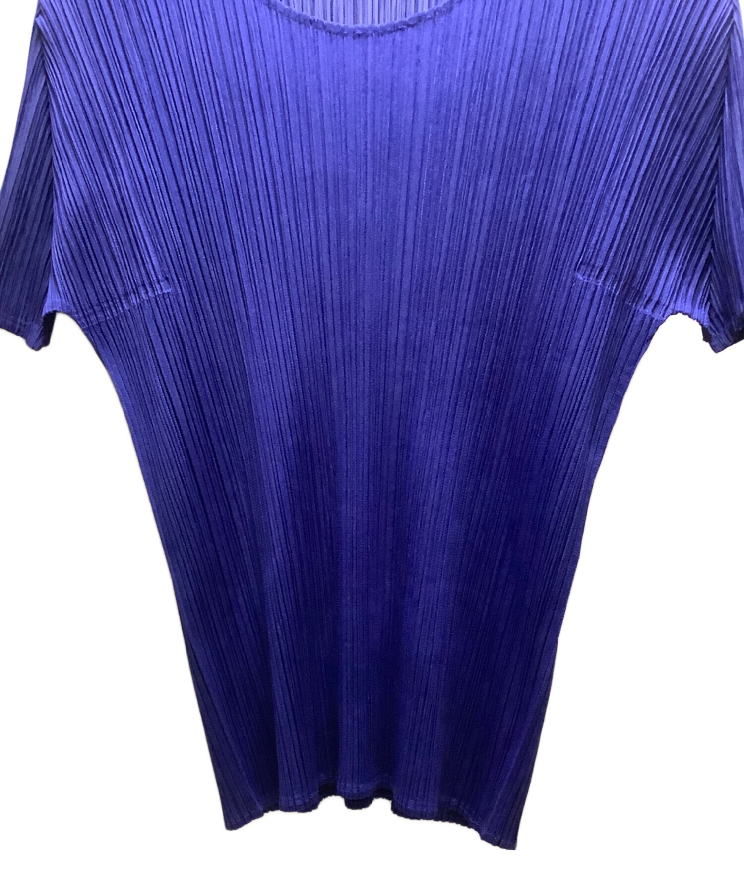 希少L✨定番 PLEATS PLEASE 半袖カットソー スリット 3 中古・古着通販】PLEATS PLEASE (プリーツプリーズ) 半袖カットソー