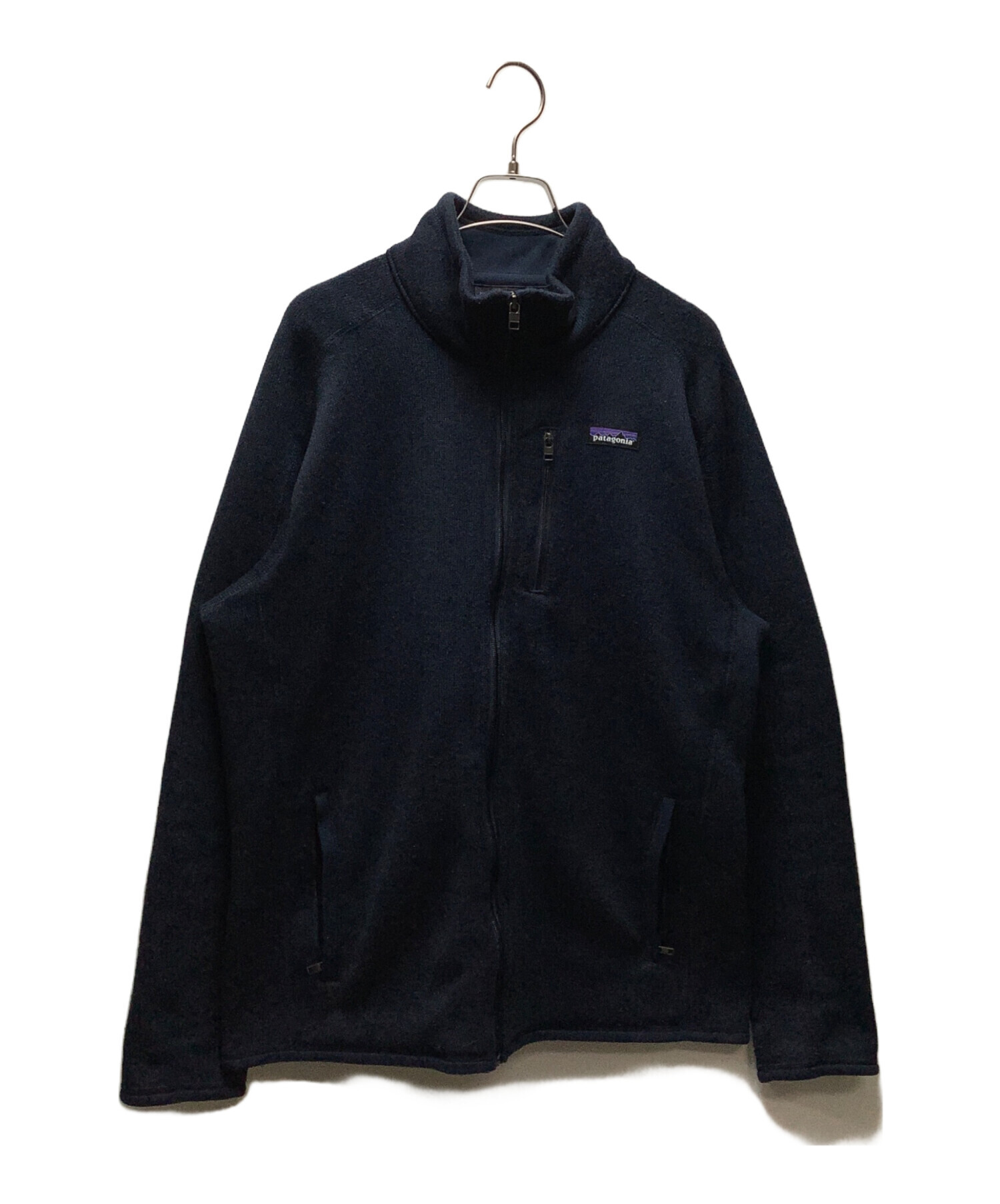 Patagonia ジャケット 裏起毛 中古・古着通販】Patagonia (パタゴニア) 裏ボアジャケット ネイビー