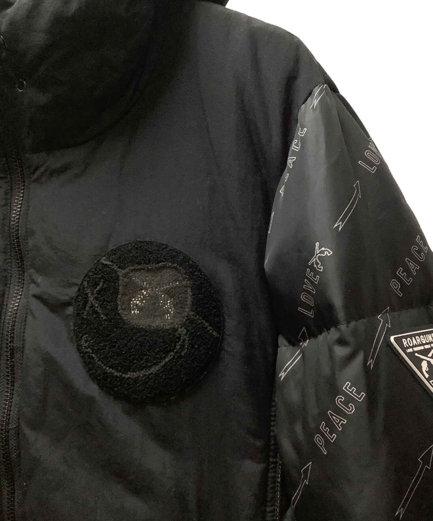 中古・古着通販】roarguns (ロアーガンズ) ダウンジャケット ブラック