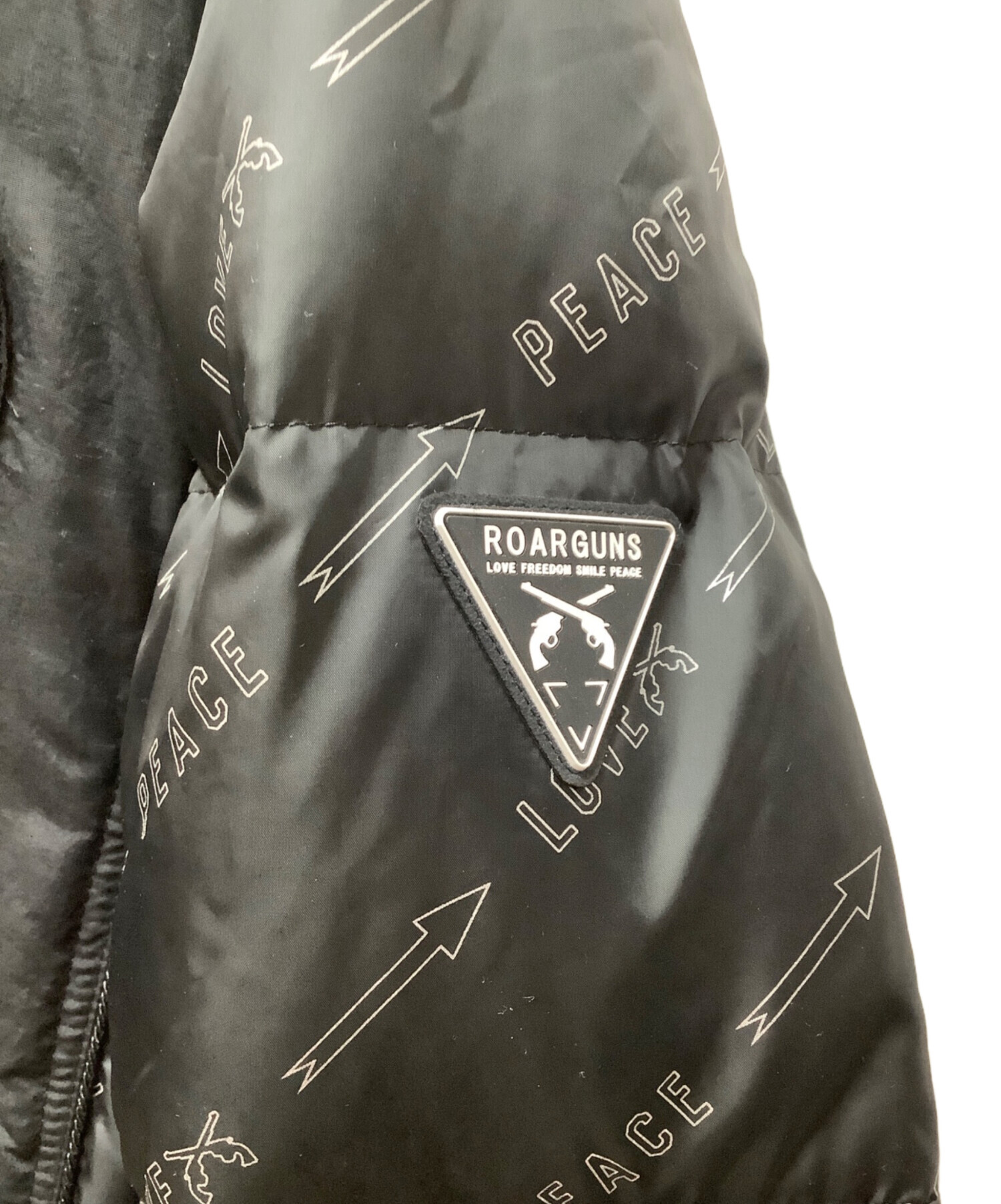 中古・古着通販】roarguns (ロアーガンズ) ダウンジャケット ブラック