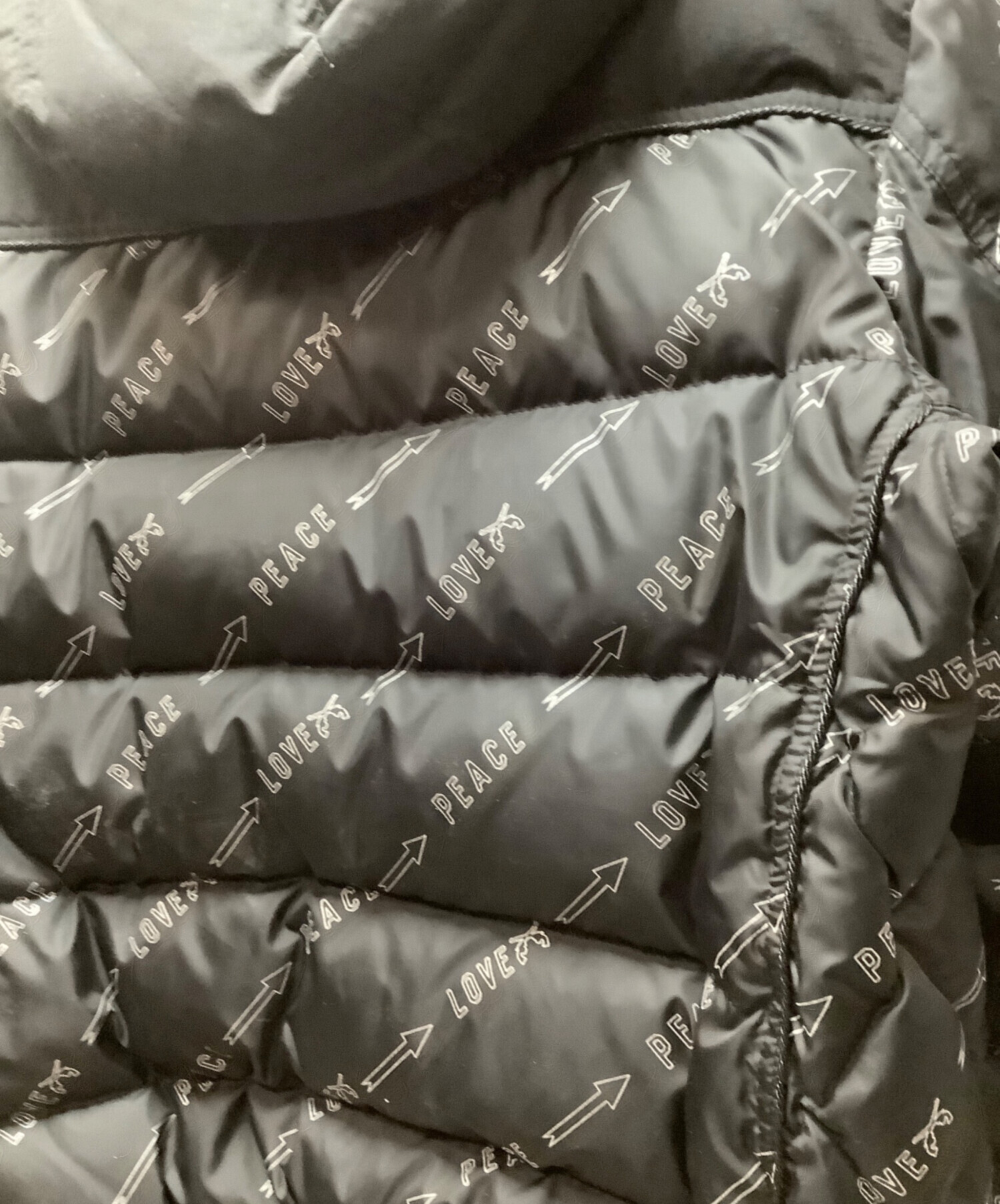 中古・古着通販】roarguns (ロアーガンズ) ダウンジャケット ブラック