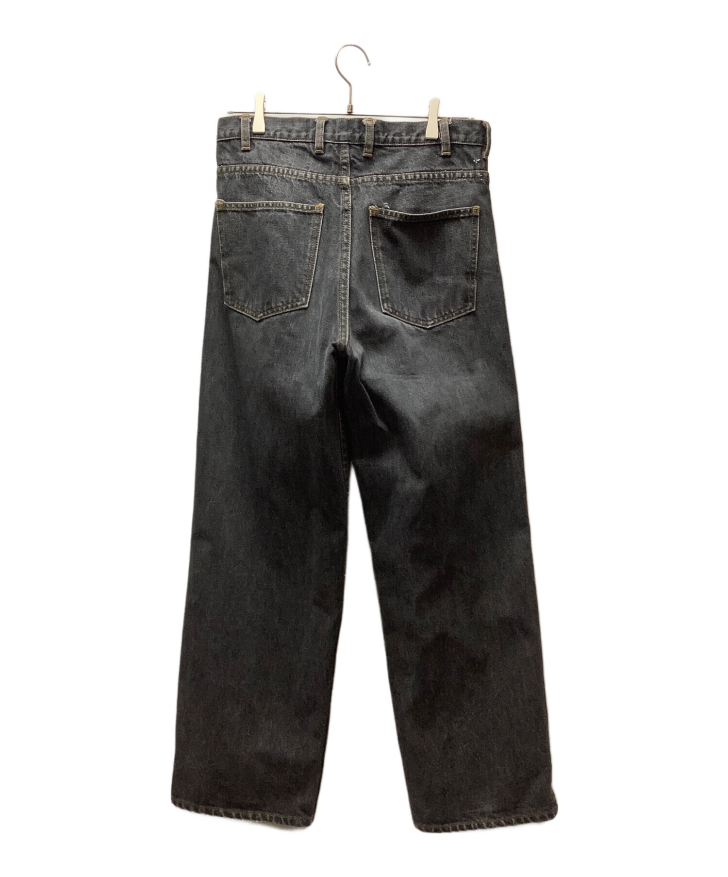 中古・古着通販】GROUND Y (グラウンドワイ) ジーンズ ブラック サイズ