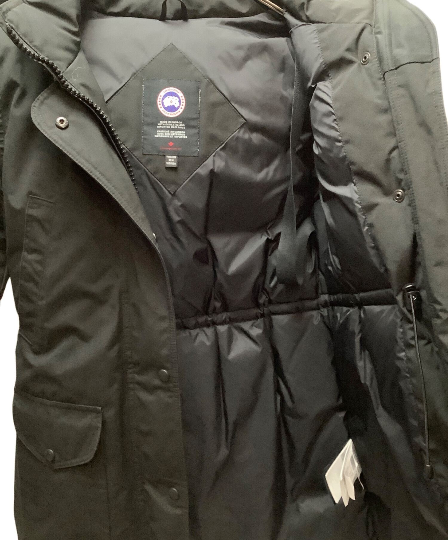 中古・古着通販】CANADA GOOSE (カナダグース) ダウンコート ブラック