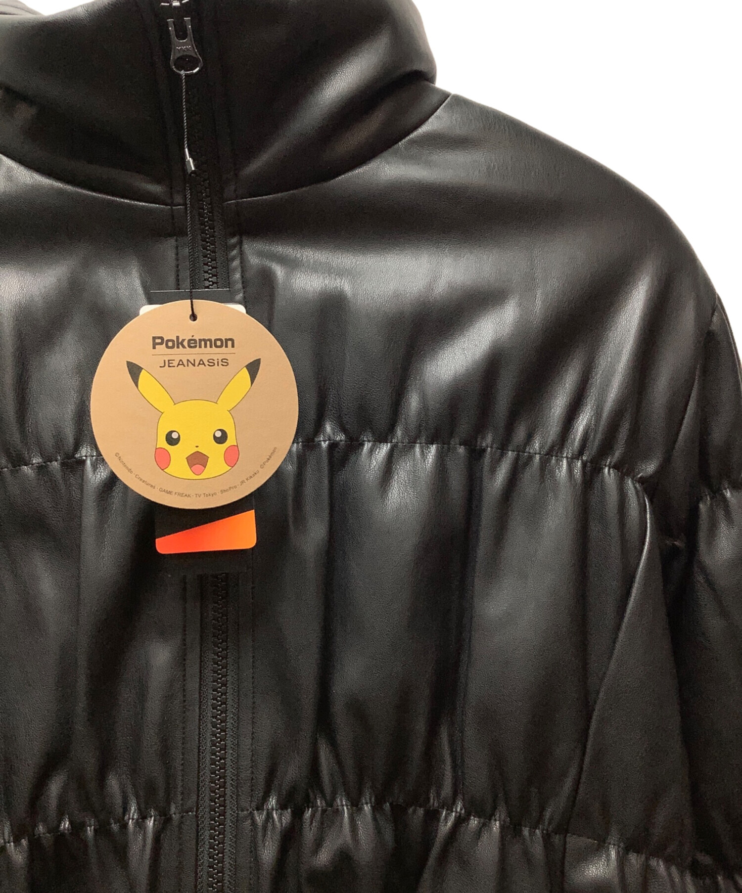 中古・古着通販】JEANASIS (ジーナシス) レザージャケット ブラック