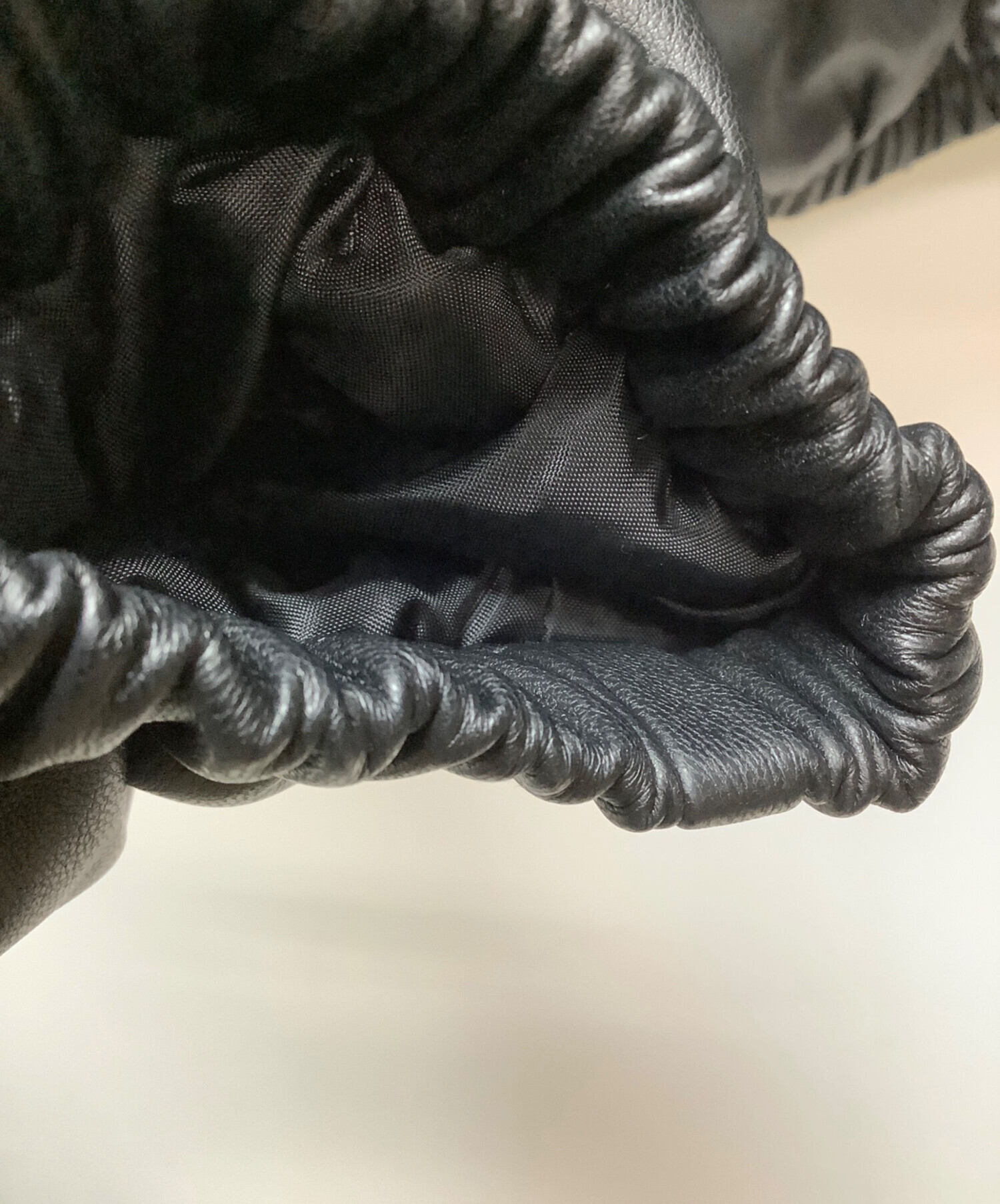 中古・古着通販】JEANASIS (ジーナシス) レザージャケット ブラック