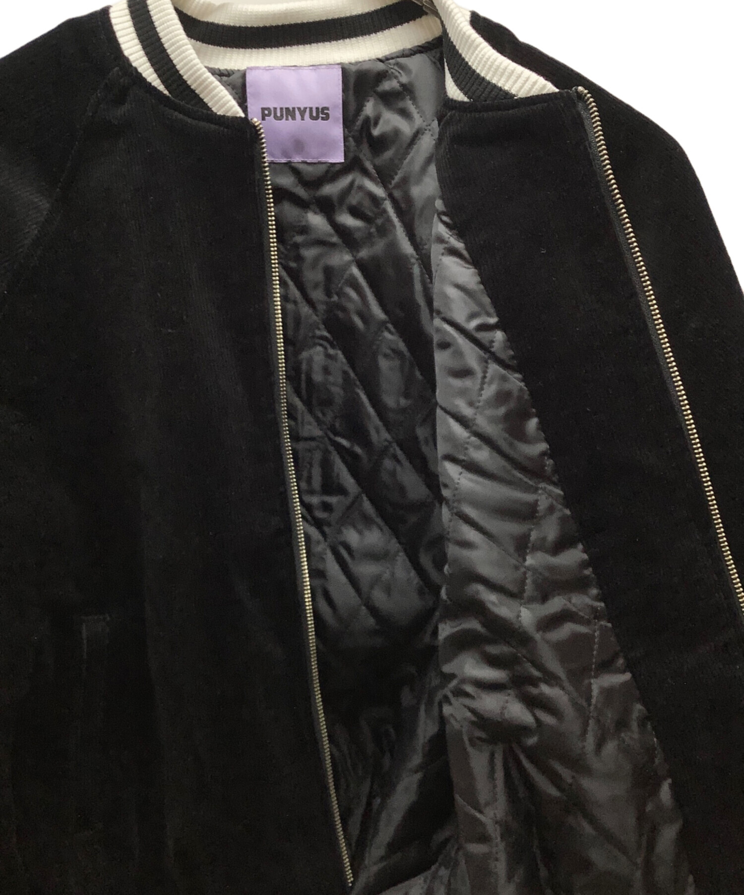 プニュズ　アウター　3 中古 中古・古着通販】PUNYUS (プニュズ) コーデュロイジャケット ブラック