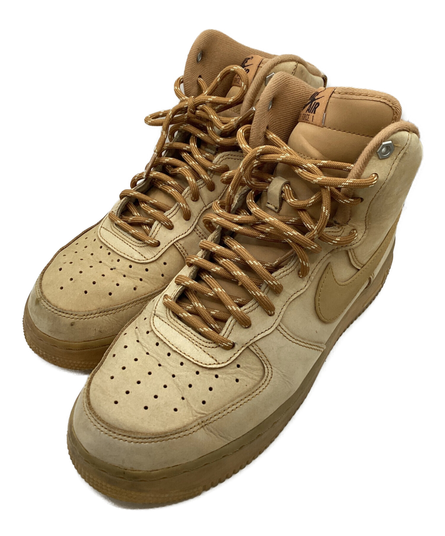 中古・古着通販】NIKE (ナイキ) ハイカットスニーカー ブラウン サイズ