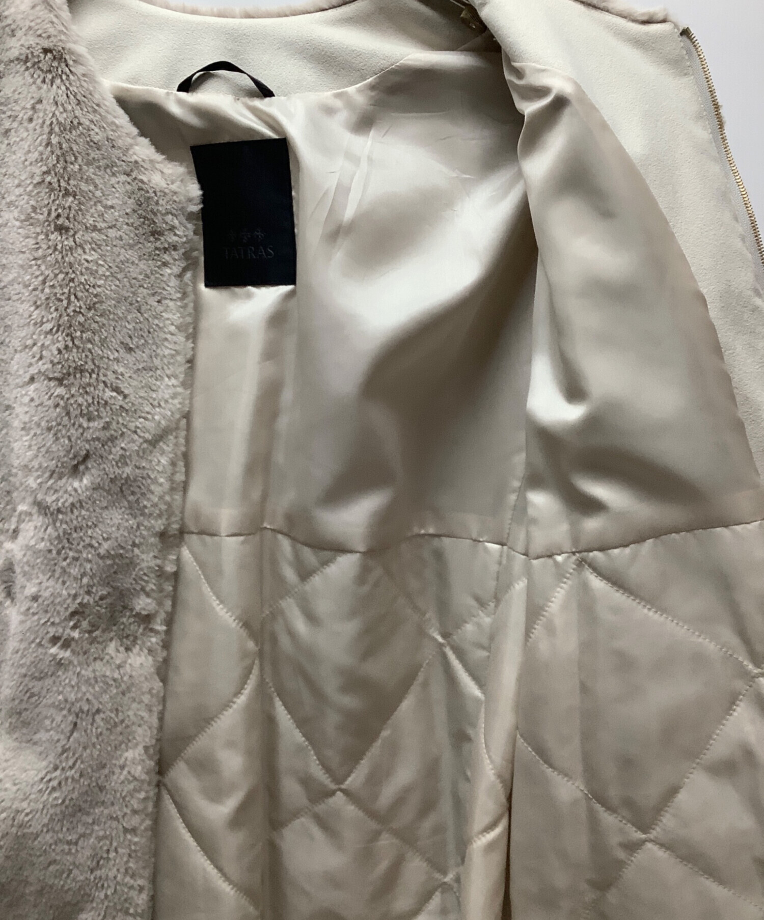 中古・古着通販】TATRAS (タトラス) ロングコート グレー サイズ:01