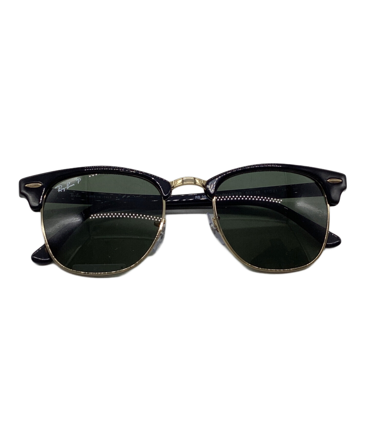 中古・古着通販】RAY-BAN (レイバン) サングラス ブラック×ゴールド