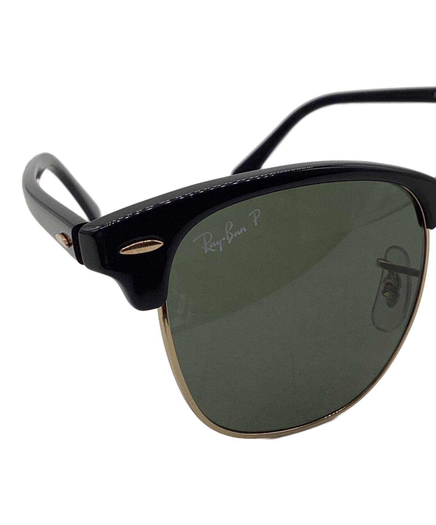 中古・古着通販】RAY-BAN (レイバン) サングラス ブラック×ゴールド