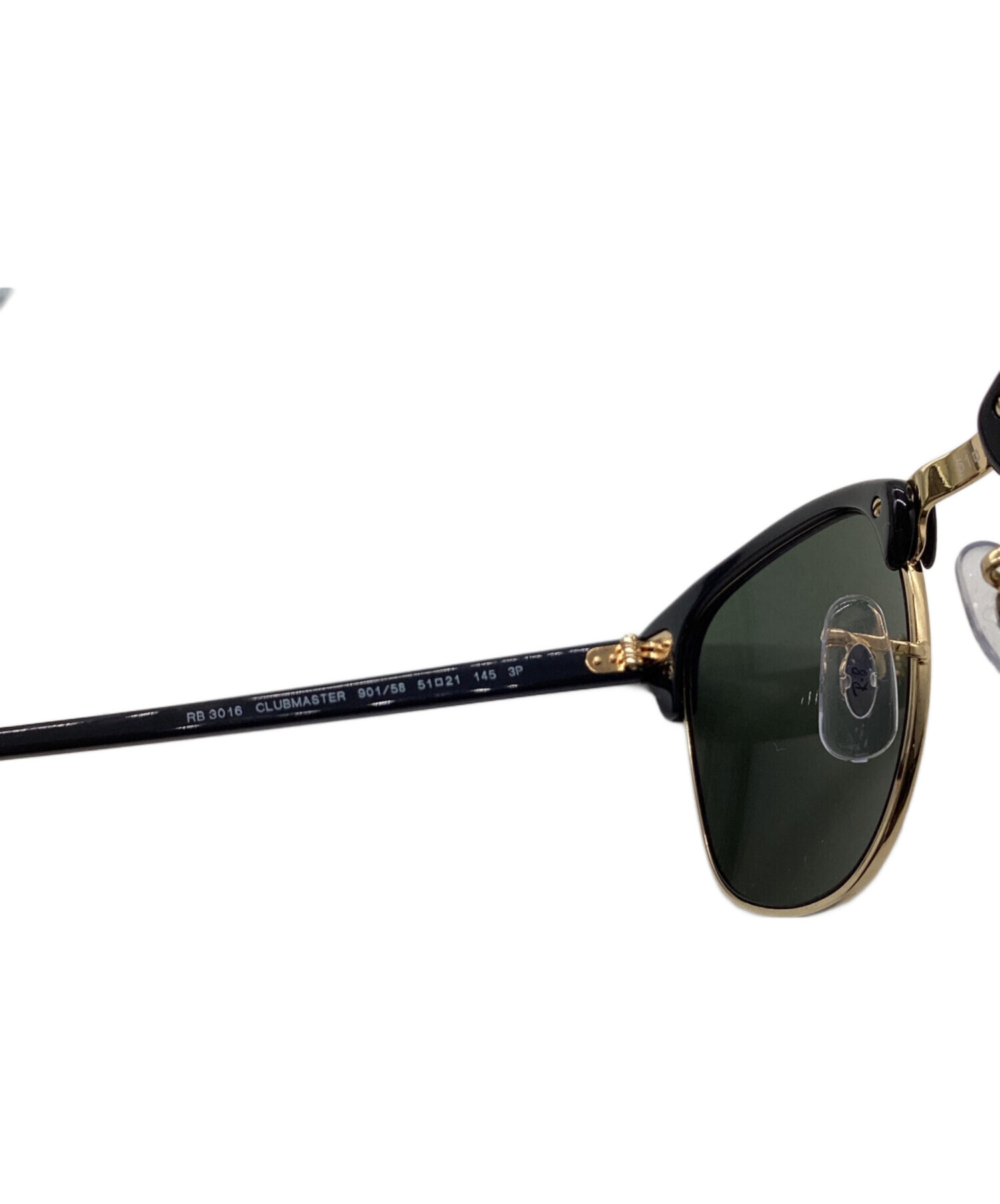 中古・古着通販】RAY-BAN (レイバン) サングラス ブラック×ゴールド