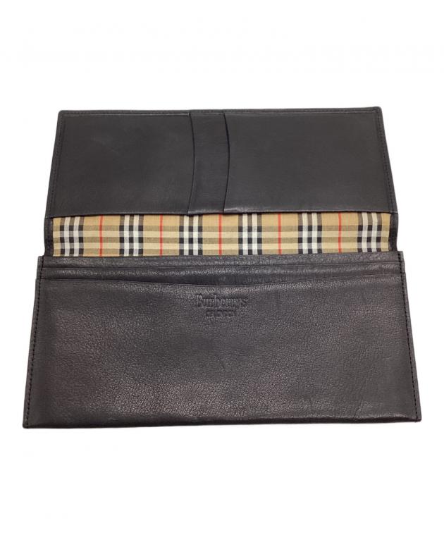 山*葉様 Burberry 長財布　未使用品 中古・古着通販】Burberry's (バーバリー) 財布 ブラック｜ブランド