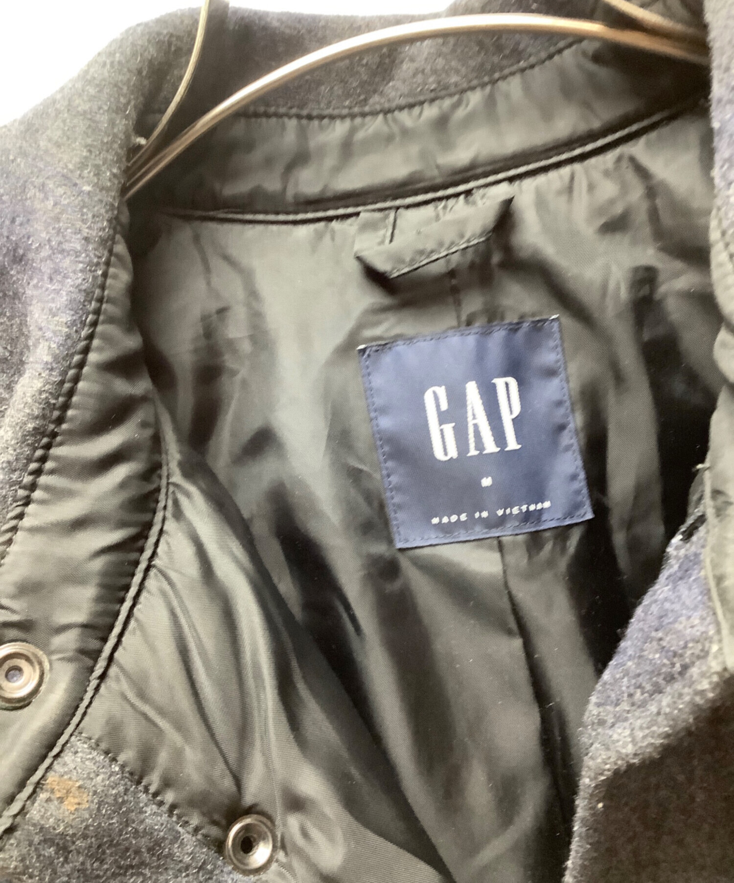 OLD GAP 刺繍タグ　厚手コットンジャケット　フェードネイビー OLD GAP 刺繍タグ 厚手コットンジャケット フェードネイビー OLD GAP