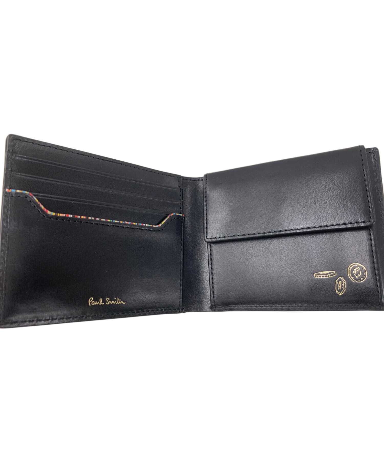 G06192 未使用品 Paul Smith レザーウォレット 2つ折り財布 G06192 未使用品 Paul Smith レザーウォレット 2つ折り財布