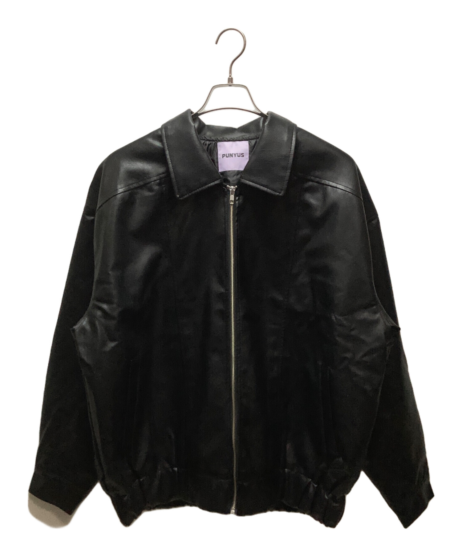 プニュズ　アウター　3 中古 中古・古着通販】PUNYUS (プニュズ) フェイクレザージャケット