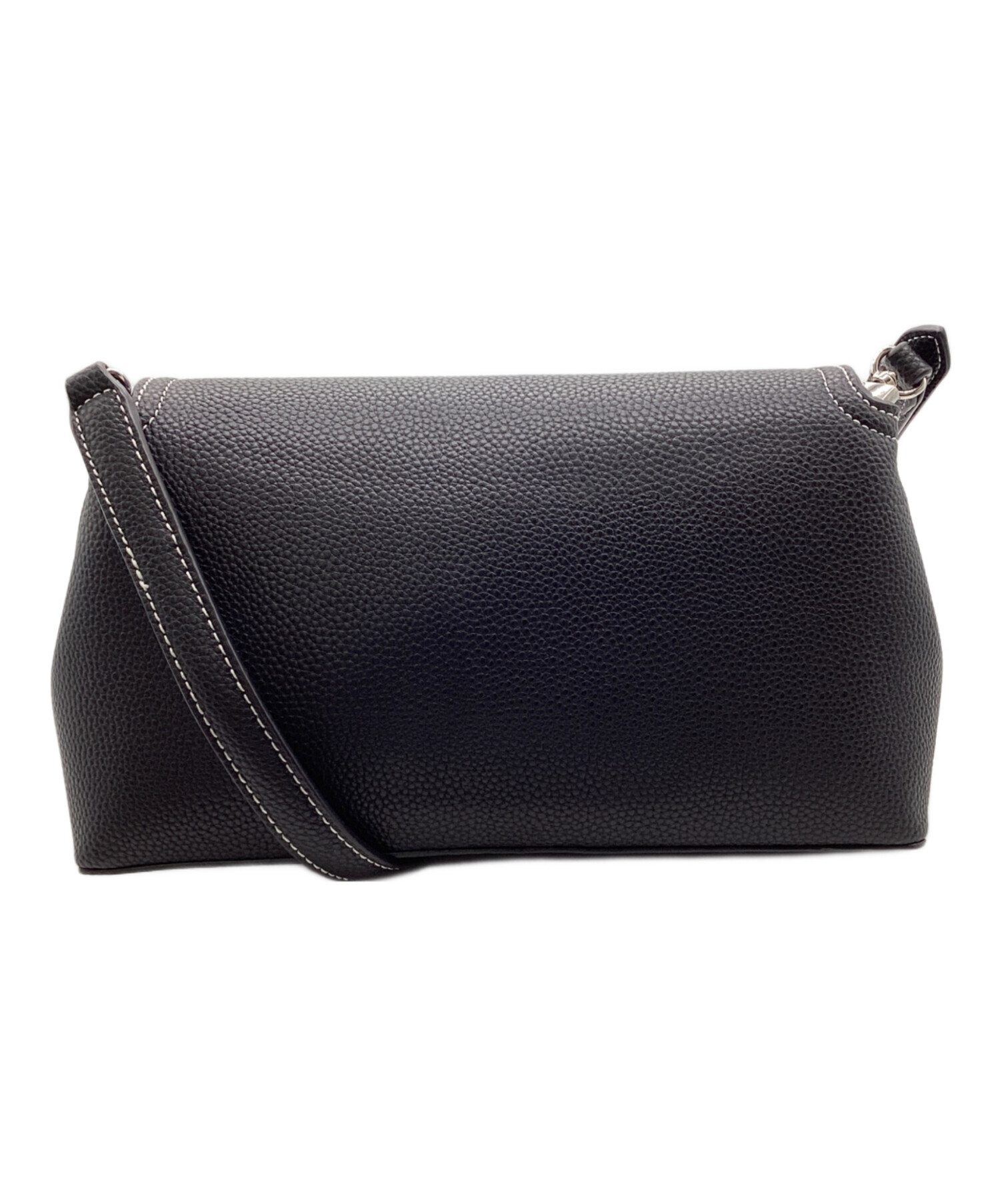 TOTEME ブラックレザー ショルダーバッグ 中古・古着通販】toteme (トーテム) ショルダーバッグ ブラック