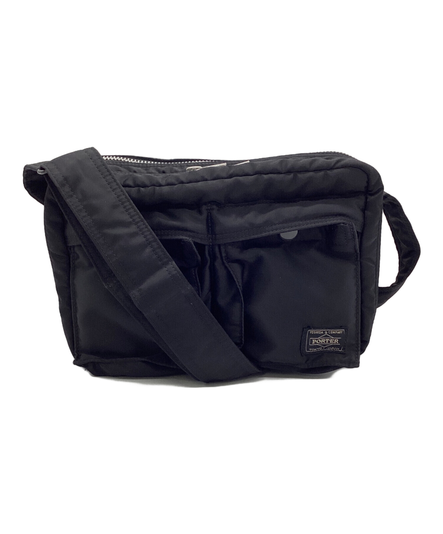 中古・古着通販】PORTER (ポーター) ショルダーバッグ ブラック