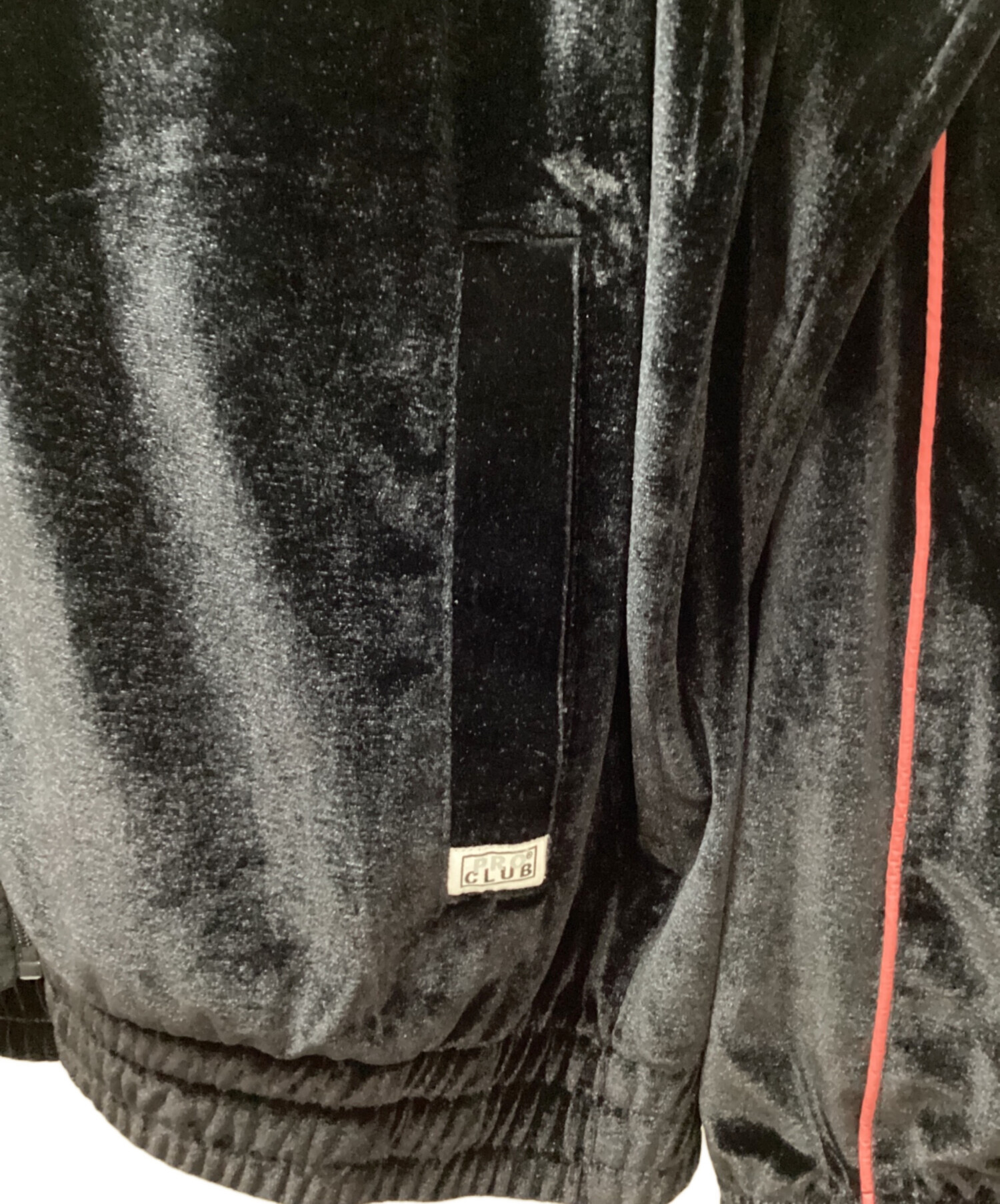 中古・古着通販】PROCLUB (プロクラブ) ベロアジャージセット ブラック