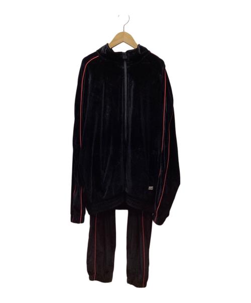 中古・古着通販】PROCLUB (プロクラブ) ベロアジャージセット ブラック