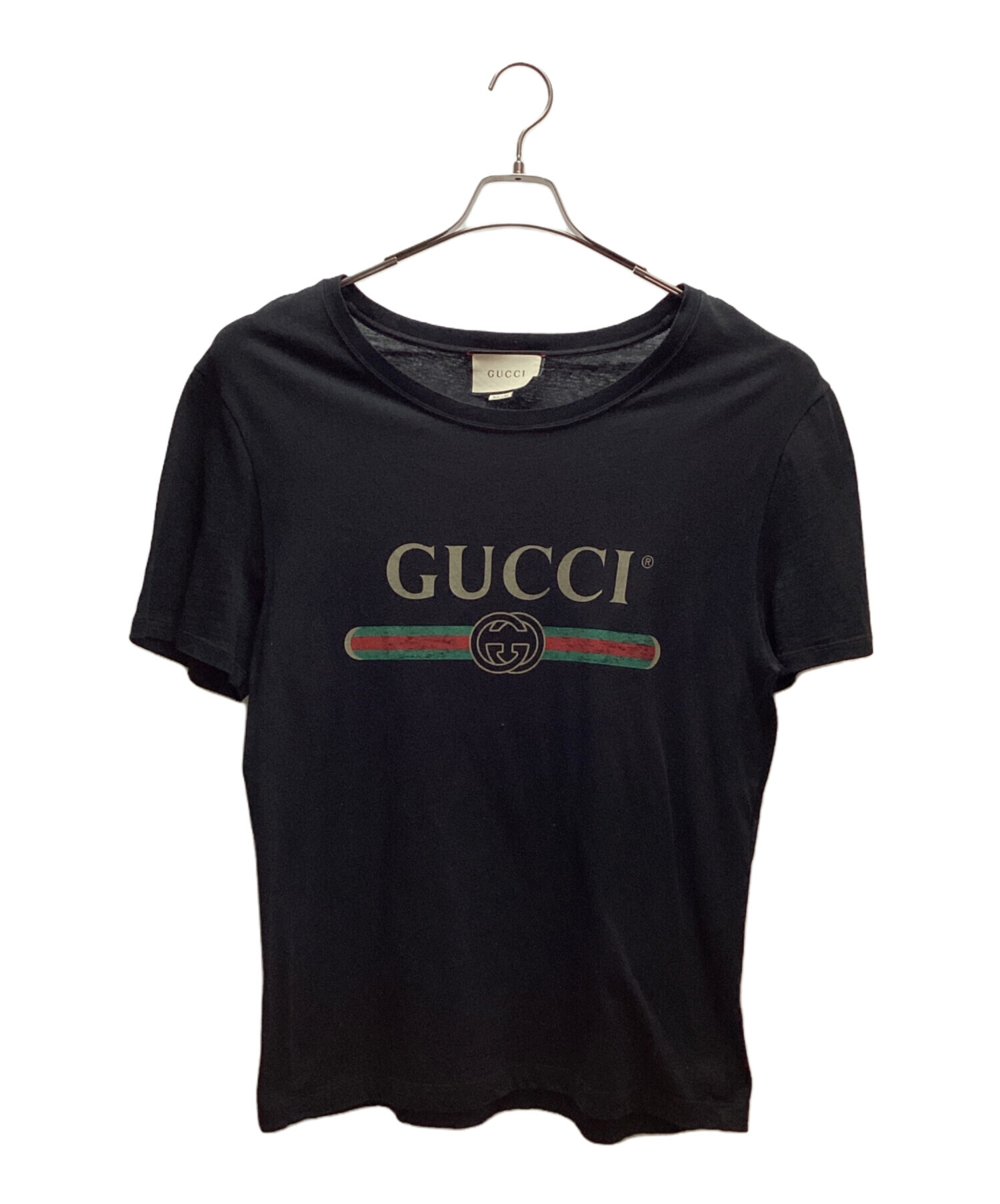 中古・古着通販】GUCCI (グッチ) 半袖カットソー ブラック サイズ:M