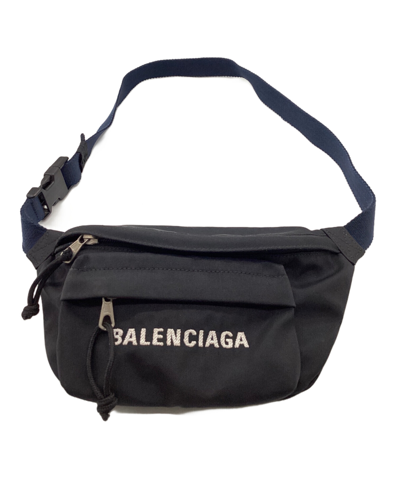 中古・古着通販】BALENCIAGA (バレンシアガ) ウエストポーチ ブラック