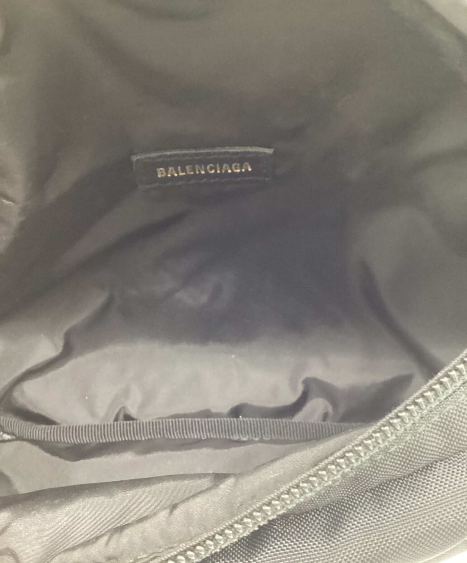 中古・古着通販】BALENCIAGA (バレンシアガ) ウエストポーチ ブラック