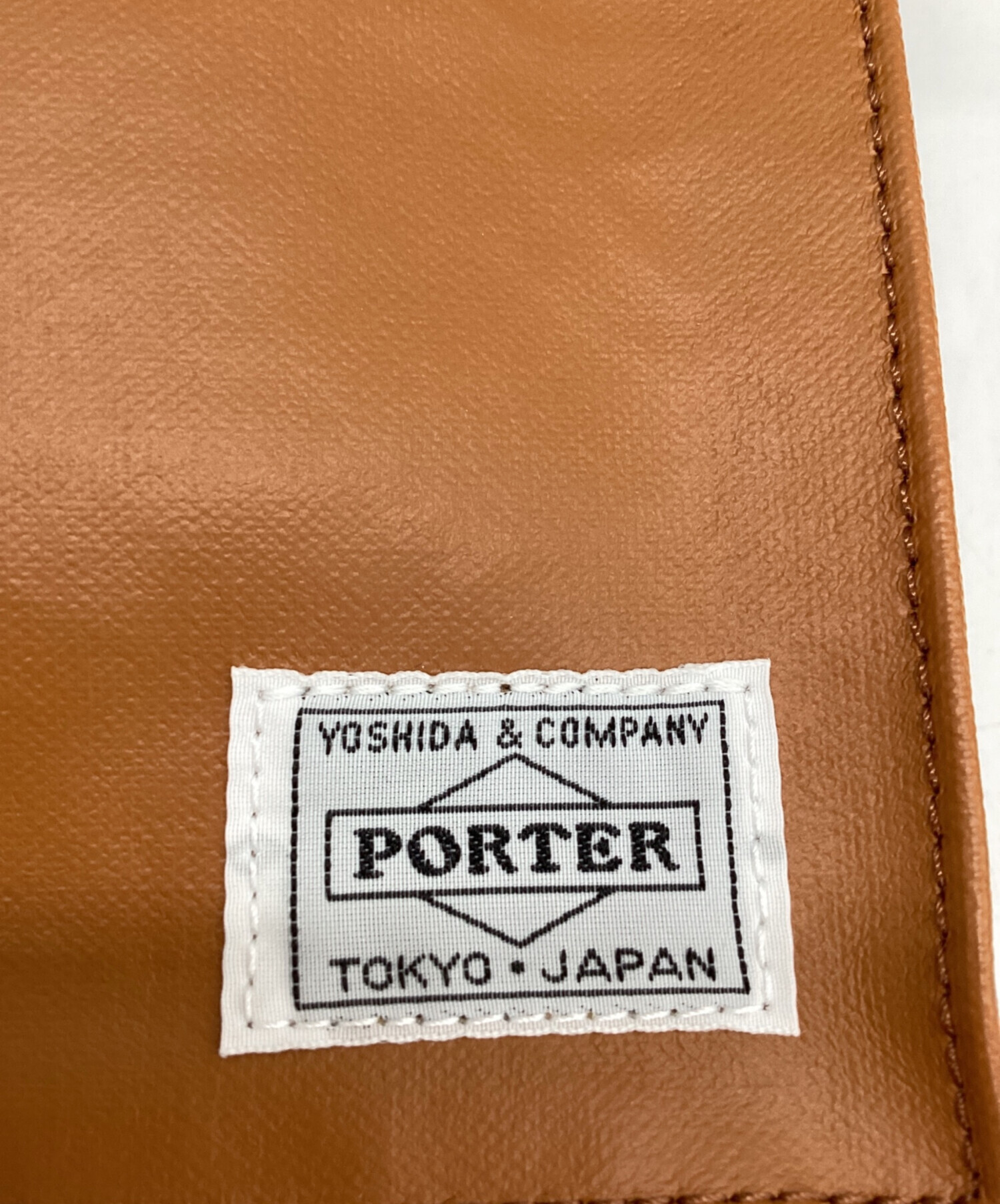 中古・古着通販】PORTER (ポーター) ショルダーバッグ キャメル 