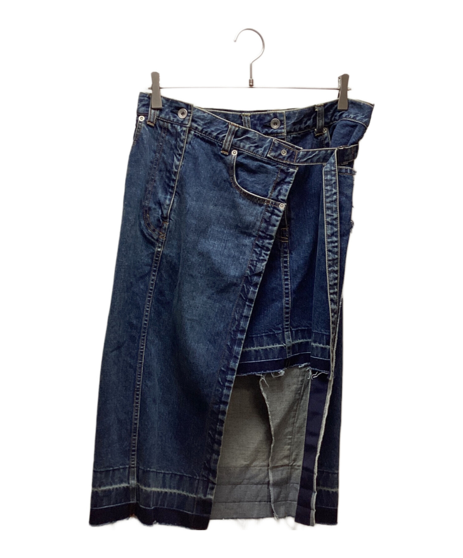 中古・古着通販】sacai (サカイ) アシンメトリーデニムスカート
