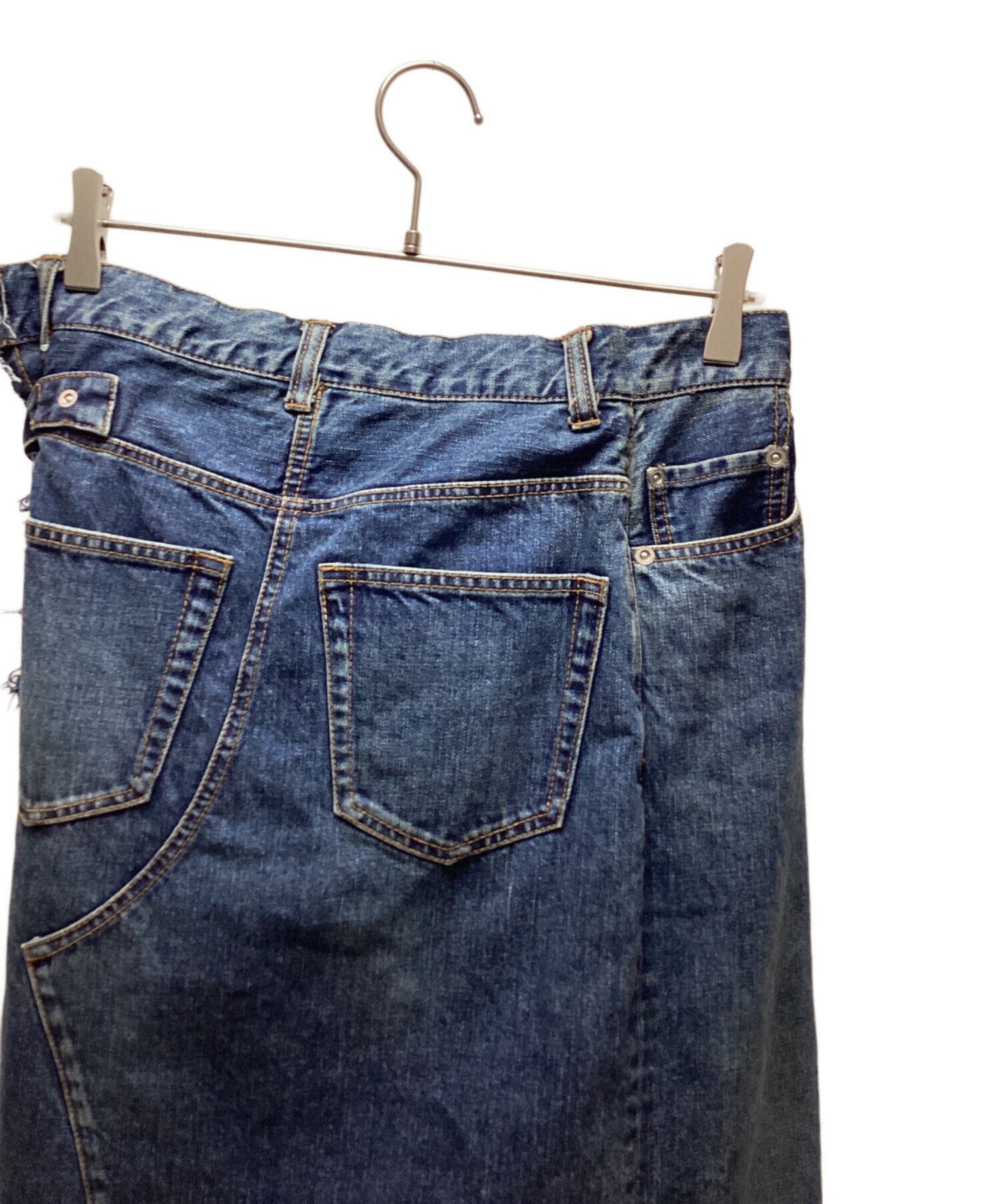 中古・古着通販】sacai (サカイ) アシンメトリーデニムスカート