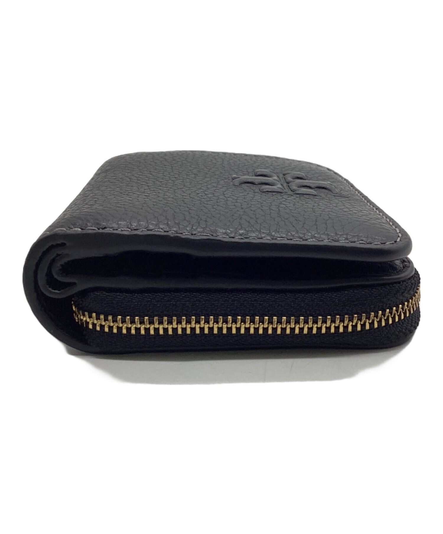 中古・古着通販】TORY BURCH (トリーバーチ) 2つ折り財布 ブラック